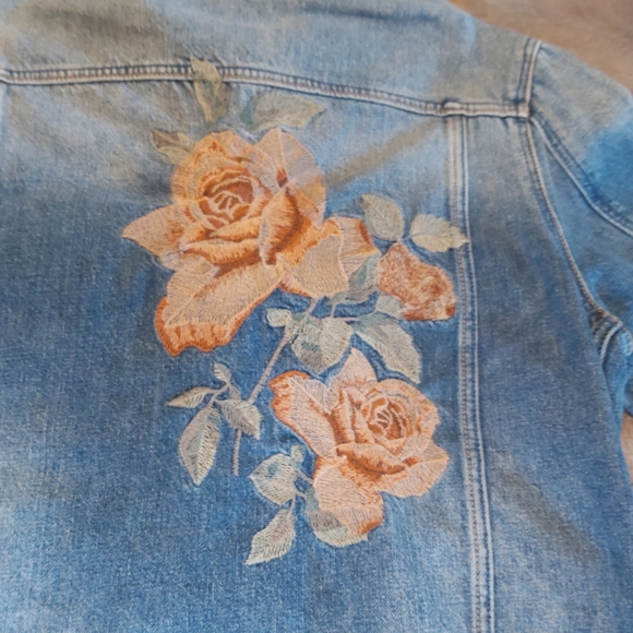 Embroidered Denim Jacket - Picture 4 of 11